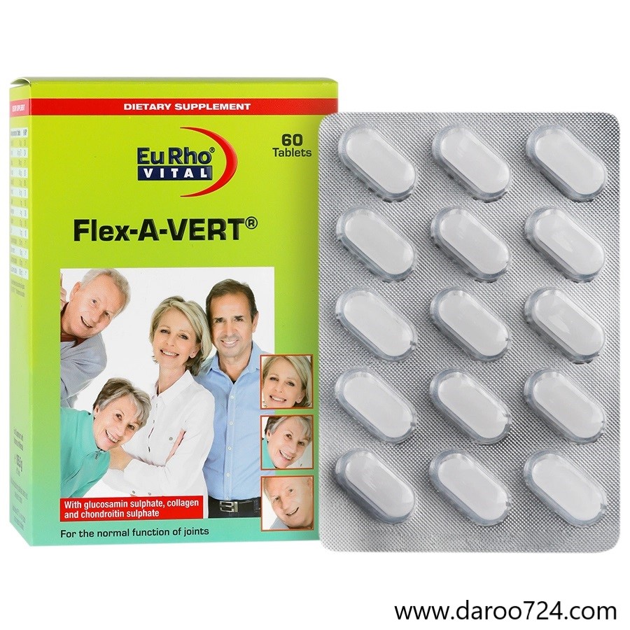 151154694120254711.jpg قرص فلکس اورت یوروویتال Flex A Vert Eurhovital tablets - تصویر 1