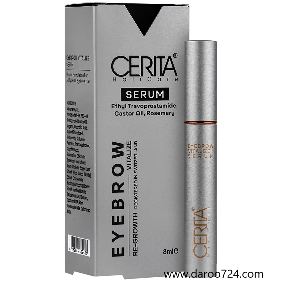 160712156202491711.jpg سریتا سرم احیا کننده ابرو Eye Brow Vitalize Serum Cerita - تصویر 1