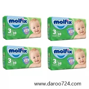772ad81039b89ef4439d1432bd364b2add896474_1636648597.jpg پوشک مولفیکس سایز 3 Molfix diapers size 3 - تصویر 1