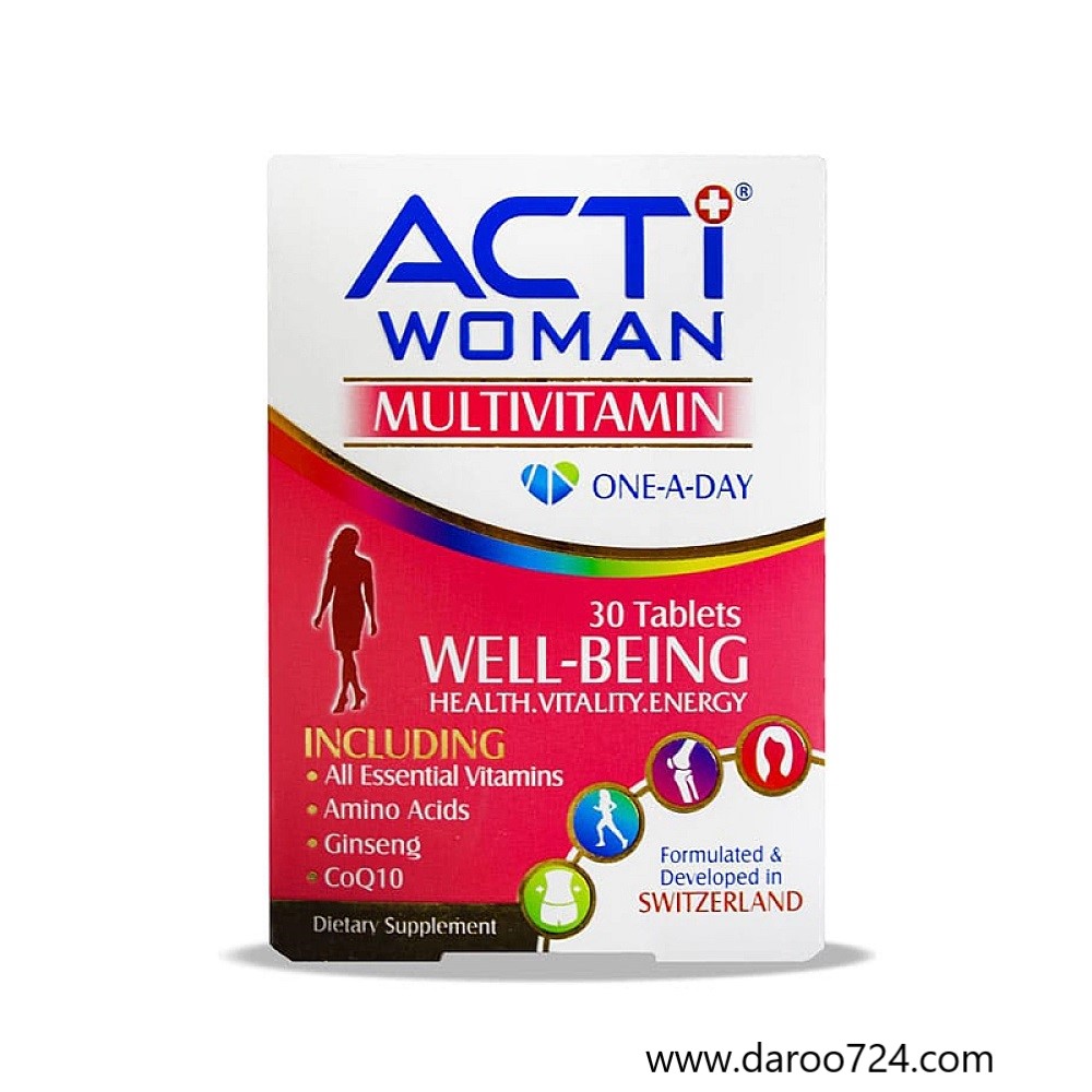 Liberty-Swiss-Acti-woman-30-tabs-1000x1000-1.jpg قرص اکتی وومن Acti woman Tablets - تصویر 1