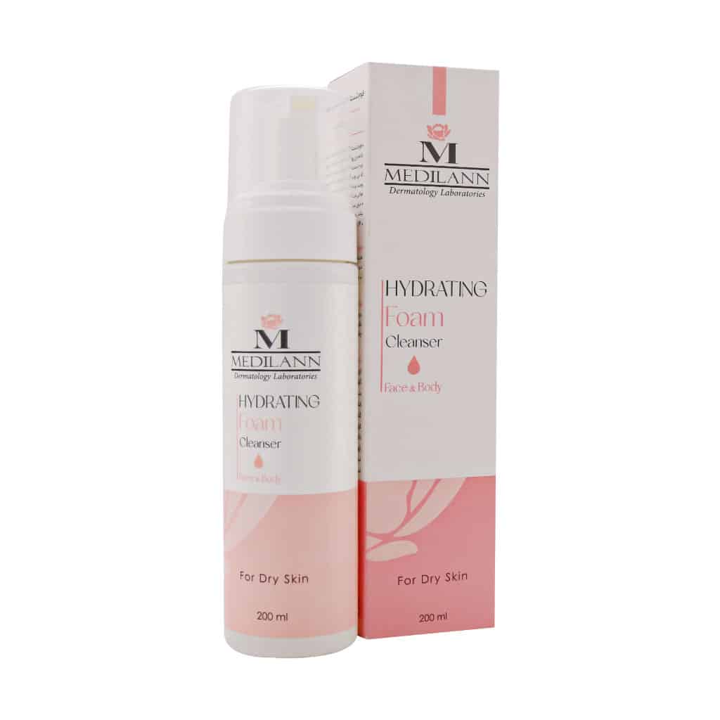 Medilann-Purifying-Foam-Cleanser-Dry-To-Sensitive-Skin-1.jpg فوم شستشو و آبرسان پوست خشک مدیلن - تصویر 1