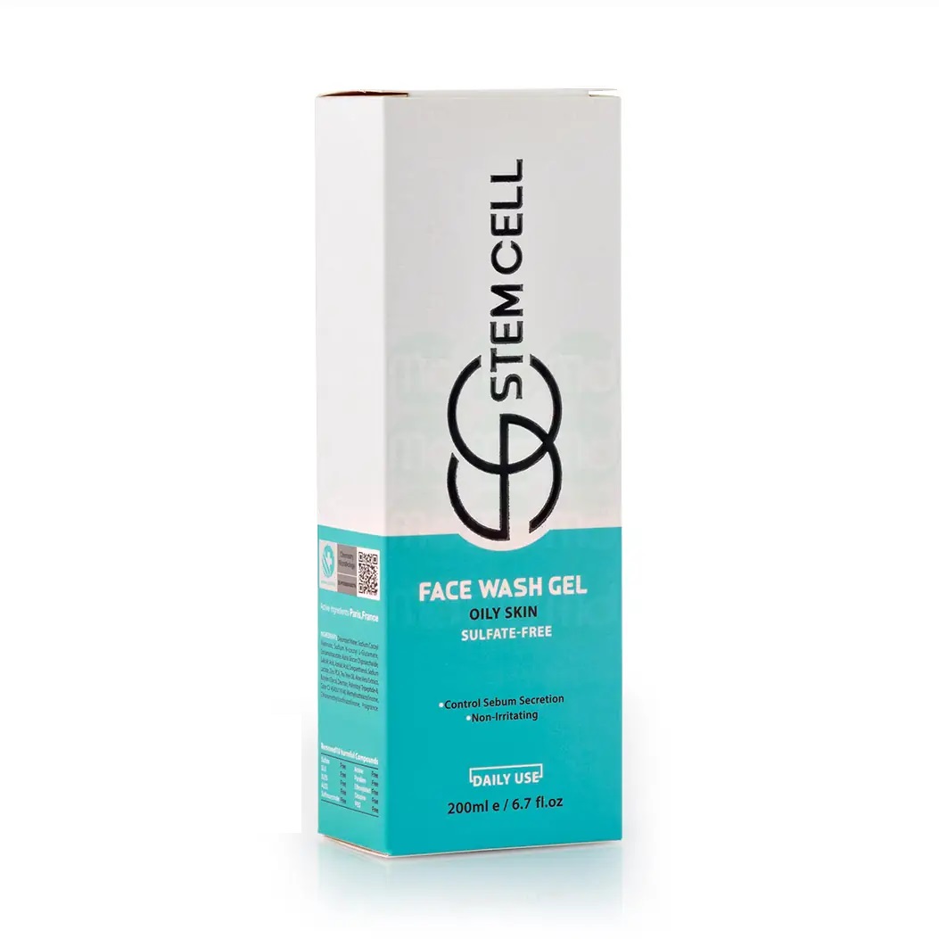Mer30daru-stem-cell-oily-skin-face-wash-gel.jpg ژل شستشوی صورت مخصوص پوست چرب استم سل - تصویر 1