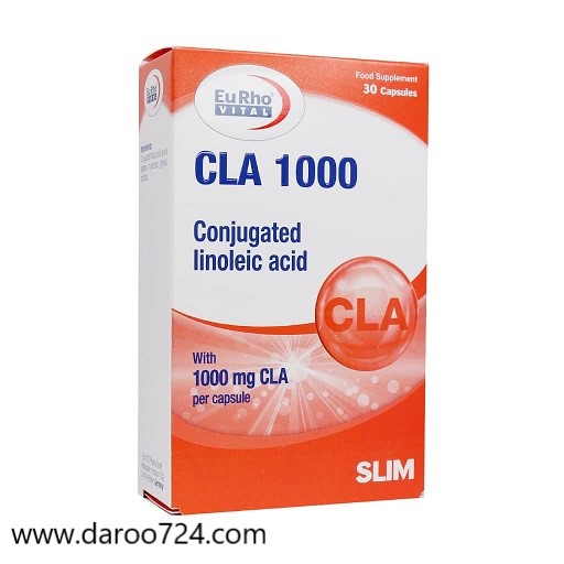 eurho-vital-cla-1000mg-capsules.jpg کپسول سی ال ای یوروویتال 1000 میلی گرم - تصویر 1