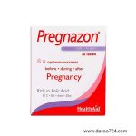 قرص پرگنازون هلث اید Health Aid Pregnazon Tablets