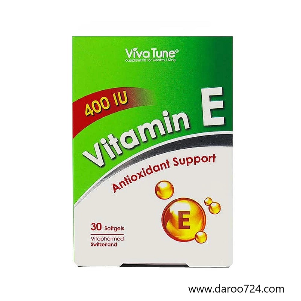 کپسول-ویتامین-ای-400-ویواتون-1000x1000-1.jpg ویتامین ای ویواتیون 400 واحدی Viva Tune Vitamin E 400 IU - تصویر 1